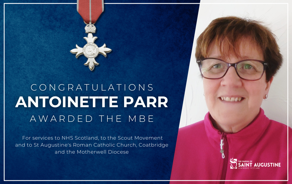 MBE Awarded to Coatbridge Parishioner